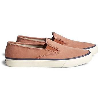 Sperry Unisex Cloud Deck Hnede - Damske Slip On